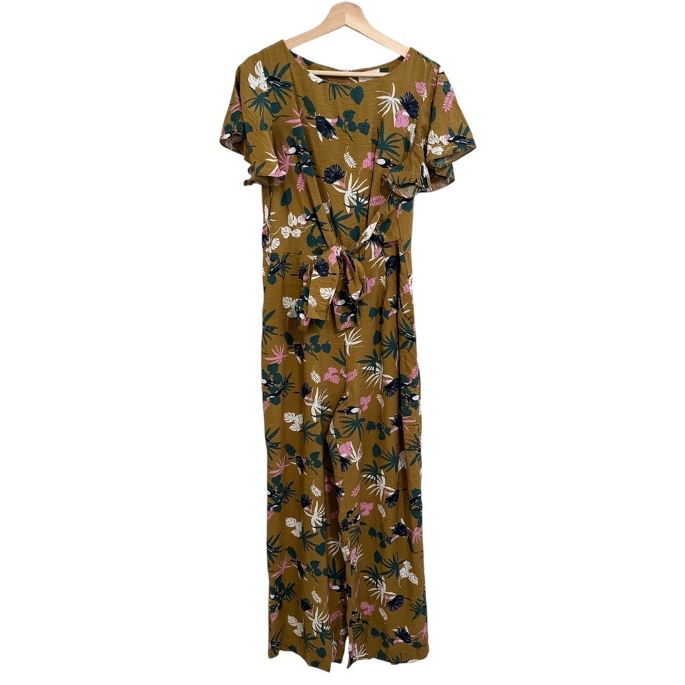 Melloday Toucan Bird Print Jumpsuit